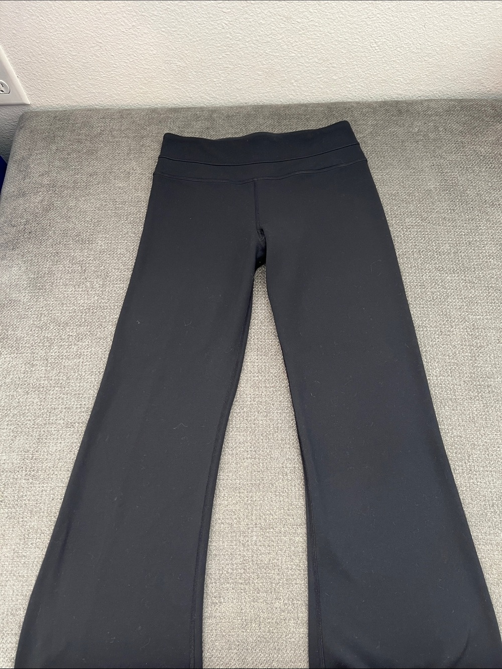 lululemon athletica Black Flared Yoga Leggings
